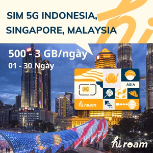 Sim Du Lịch 6 Nước Đông Nam Á